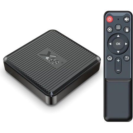 Android 11.0 TV Box, LEFFOT X98Q 4K Ultra HD Streaming Device for TV with HDR10+, Amlogic S905W2 Quad Core, 2GB RAM + 16GB ROM,