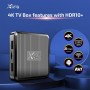Android 11.0 TV Box, LEFFOT X98Q 4K Ultra HD Streaming Device for TV with HDR10+, Amlogic S905W2 Quad Core, 2GB RAM + 16GB ROM,