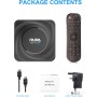 Android TV Box 11.0, 2025 Nuevo Android Box 8GB RAM 64GB ROM RK3566 USB 3.0 2.0 3D HD 4K 6K 8K HDR WiFi 2.4/5.8GHz LAN 1000M BT