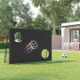 SONGMICS Portería de fútbol para niños, Red de fútbol, Montaje rápido, para jardín, Patio, Parque, Playa, Tubos de Hierro, Red