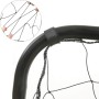 SONGMICS Portería de fútbol para niños, Red de fútbol, Montaje rápido, para jardín, Patio, Parque, Playa, Tubos de Hierro, Red