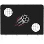 SONGMICS Portería de fútbol para niños, Red de fútbol, Montaje rápido, para jardín, Patio, Parque, Playa, Tubos de Hierro, Red