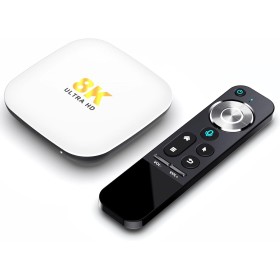 Android 13.0 TV Box, LEFFOT M2 4K UHD Streaming Device for TV, 4GB RAM + 64GB ROM, Smart TV Box Android with HDR10, Voice