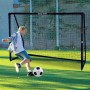 ZERRO Portería de Fútbol para Niños y Adultos Con Pared 180/240/300, Ideal para Jardín, Recreo y Entrenamiento