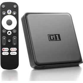 Android TV Box - 4K/HDR10/Dolby Vision/Dolby Digital+/DTS, ATV14.0 Smart TV Box Compatible con Google y Netflix Certificado, 4GB