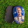 Oxum Sport - Espinilleras de Fútbol Personalizadas Mini para Niños y Adultos - Incluye Número, Foto, Nombre y Escudo - Bolsita