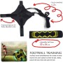 Cinturón de entrenamiento de fútbol elástico para niños y adultos, adecuado para fútbol, voleibol, cinturón auxiliar de