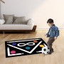 Alfombrilla de entrenamiento de fútbol, antideslizante, silenciosa, para entrenamiento de habilidades de fútbol, equipo de