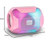 Mars Gaming MS-PULSE, Altavoz Bluetooth Portátil 50W RMS, Iluminación RGB, 2 Drivers Activos 93mm + 2 Drivers Pasivos