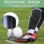 Mini Espinilleras Futbol, Gris Oscuro Mini Espinilleras Extra Jóvenes y Adultos, Equipo Deportivo de Espinilleras para Hombres,