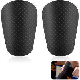 Mini Espinilleras Futbol, Gris Oscuro Mini Espinilleras Extra Jóvenes y Adultos, Equipo Deportivo de Espinilleras para Hombres,
