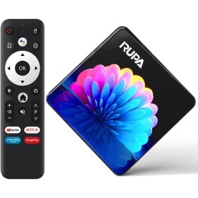 Android TV Box 13.0, 2025 8K Neueste Smart TV Box mit RAM 4GB ROM 32GB WiFi6 Enternet 10/100M Bluetooth 5.0 USB3.0 Unterstützt