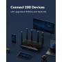 Cudy Router Wi-Fi 7 BE11000 de Triple Banda, 6 transmisiones de 10 Gbps, 4 Puertos de 2.5 G, hasta 11000 Mbps, Servidor y