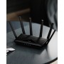 Cudy Router Wi-Fi 7 BE11000 de Triple Banda, 6 transmisiones de 10 Gbps, 4 Puertos de 2.5 G, hasta 11000 Mbps, Servidor y