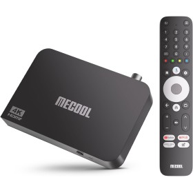 Android TV Box 12.0, MECOOL KM9 Pro MAX Smart TV Box 2GB 32GB certificación Netflix Google Asistente Dolby Audio, GTV 4K Soporte
