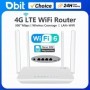 Enrutador WiFi DBIT 4G LTE, enrutador WiFi6 de 300Mbps, ranura para ta