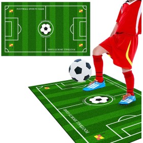 WTZWYFWJ Estera De Entrenamiento De Fútbol,60 X 90 Cm Tapete De Fútbol Verde,Tapete De Fútbol Antideslizante,Tapete De Fútbol