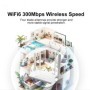 Enrutador WiFi DBIT 4G LTE, enrutador WiFi6 de 300Mbps, ranura para ta