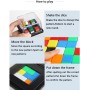 EACHHAHA Juegos de Mesa niños,Juego de Mesa de Secuencia Lógica,Juegos de Estrategia para 2 Jugadores,Magic Block Game,Juego