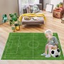 VHCLYBJU Alfombra para el patio de fútbol para niños, alfombra decorativa para campo de fútbol, suave, antideslizante (80 x 120