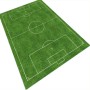 VHCLYBJU Alfombra para el patio de fútbol para niños, alfombra decorativa para campo de fútbol, suave, antideslizante (80 x 120