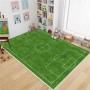 VHCLYBJU Alfombra para el patio de fútbol para niños, alfombra decorativa para campo de fútbol, suave, antideslizante (80 x 120