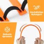 YISSVIC Kit Entrenamiento Futbol Juego Escalera de Agilidad 6 m 12 Peldaños con 10 Conos 4 Postes Fútbol Kick Throw Trainer para