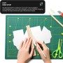 Netuno 100 hojas de cartón texturizado blanco con relieve en lienzo A4 210 x 297 mm 246 g Elfenbens Ultrawhite cartulina