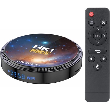 Android 11.0 TV Box, Android Box 4GB RAM 64GB ROM S905W2 64-bit Quad-Core GPU Mali-G31 Support 2.4G/5G Dual Band WiFi BT 4.1 USB