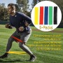 Jewaytec Set de Entrenamiento de Fútbol Agility Speed Ladder, Escalera de Coordinación 8m, 16 Conos Accesorios de Paracaidas
