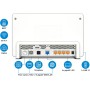 AVM FRITZ!Box 5690 Pro International - Router, WiFi 7, TriBanda con hasta 18,5 Gbps, Mesh, WAN 2,5Gb, 4 x LAN Gigabit, 1 x USB