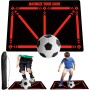 Alfombra de entrenamiento de fútbol, 60 x 90 cm Fútbol Esterilla, Alfombra De Barro de Diatomeas Antideslizante Y Silenciosa