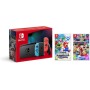 Consola Nintendo Switch - Color Azul Neón/Rojo Neón + Super Mario Bros. Wonder + Mario Kart 8 Deluxe