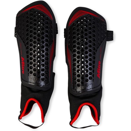 Mitre Protectores de Fútbol Negro Unisex Guardapiernas de Fútbol Protector de Tibia