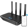 Router WiFi - AC2100 Enrutador Inalámbrico Gigabit de Banda Dual (2.4 GHz a 300 Mbps y 5 GHz a 1733 Mbps), Conexión rápida WPS,