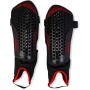 Mitre Protectores de Fútbol Negro Unisex Guardapiernas de Fútbol Protector de Tibia