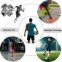 ZTWLEED Kit Entrenamiento Futbol,Incluye 6M 12 Escalera ági,10 Conos Entrenamiento,Paracaídas de Arrastre,Saltar la