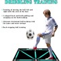 Estera de Entrenamiento de Fútbol, 60x90cm Tapete de Fútbol Antideslizante, Tapete de Entrenamiento de Pasos de Futbol, Tapete