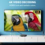 Android 12.0 TV Box, Android Box con 4GB RAM 32GB ROM Allwinner H618 Quad-Core 64-bit Arm Corter-A53 CPU 6K Resolución 2.4GHz/