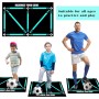 Estera de Entrenamiento de Fútbol, 60x90cm Tapete de Fútbol Antideslizante, Tapete de Entrenamiento de Pasos de Futbol, Tapete