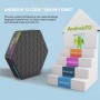Android 12.0 TV Box, Android Box con 4GB RAM 32GB ROM Allwinner H618 Quad-Core 64-bit Arm Corter-A53 CPU 6K Resolución 2.4GHz/