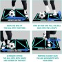 Estera de Entrenamiento de Fútbol, 60x90cm Tapete de Fútbol Antideslizante, Tapete de Entrenamiento de Pasos de Futbol, Tapete