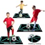Estera de Entrenamiento de Fútbol, 60x90cm Tapete de Fútbol Antideslizante, Tapete de Entrenamiento de Pasos de Futbol, Tapete