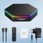 Android 12.0 TV Box, Android Box con 4GB RAM 32GB ROM Allwinner H618 Quad-Core 64-bit Arm Corter-A53 CPU 6K Resolución 2.4GHz/