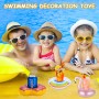MULEVIP Portavasos de Piscina 15 Piezas Soportes Inflables para Bebidas para Piscina, Flotador Inflable Posavasos para Bebidas