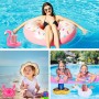 MULEVIP Portavasos de Piscina 15 Piezas Soportes Inflables para Bebidas para Piscina, Flotador Inflable Posavasos para Bebidas