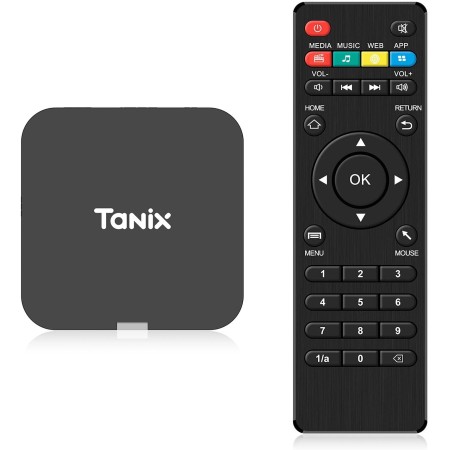 Android TV Box 10.0, 2GB RAM 16GB ROM Android Box, Super Mini TV Box Android Allwinner H313 Quad-Core Arm Cortex A53,Soporte USB