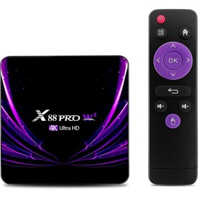 Sidiwen Android TV Box 11.0, X88 Pro W2 TV Box 4GB RAM 32GB ROM, S905W2 Quad-Core, Soporte 2.4G/5G Dual WiFi, Bluetooth 5.0,