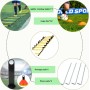 ZTWLEED Set de Entrenamiento de Fútbol,Escalera de Coordinación de 6 Metros - 12 peldaños,40 Conos de fútbol,​​4 Clavijas,1
