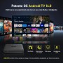 Kinhank Android 14.0 TV Box G1-4K UHD Smart TV Box Compatible con Google y Netflix Certificado, Dolby Vision·Dgital Plus, 4G+32G